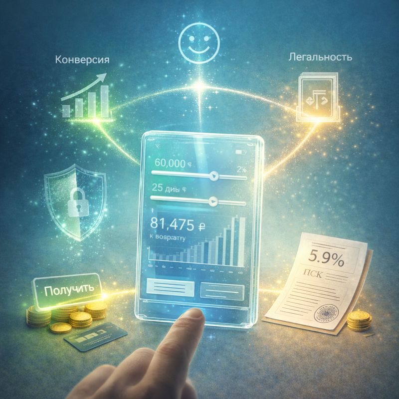 Кредитный калькулятор на сайт: как сделать легальный и конверсионный инструмент для онлайн займов на карту